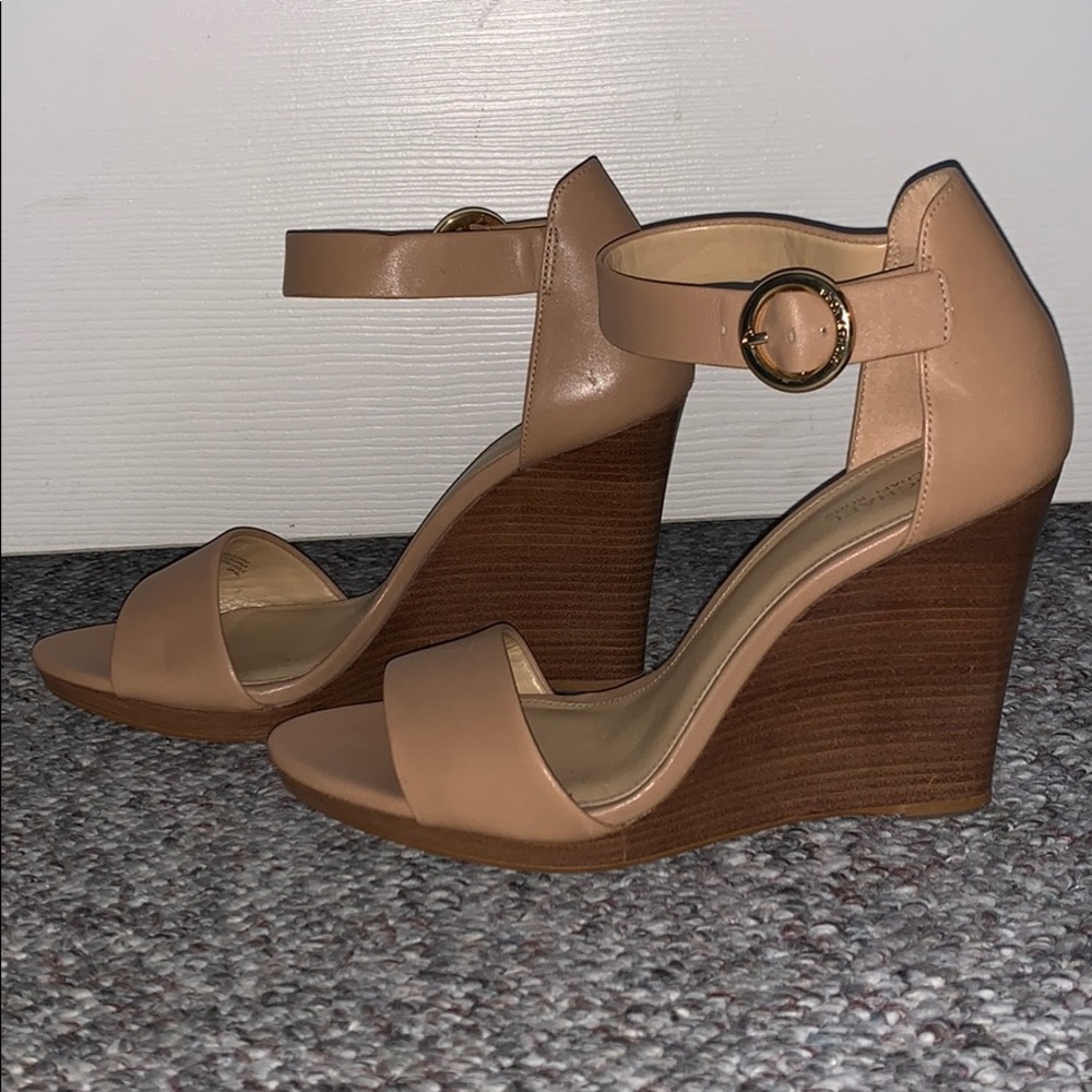 Michael Kors Nude Wedges w/ Box